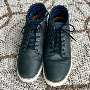 Men's Seven 91 .Chukka Boots Gray SZ 13 Leather Shoes